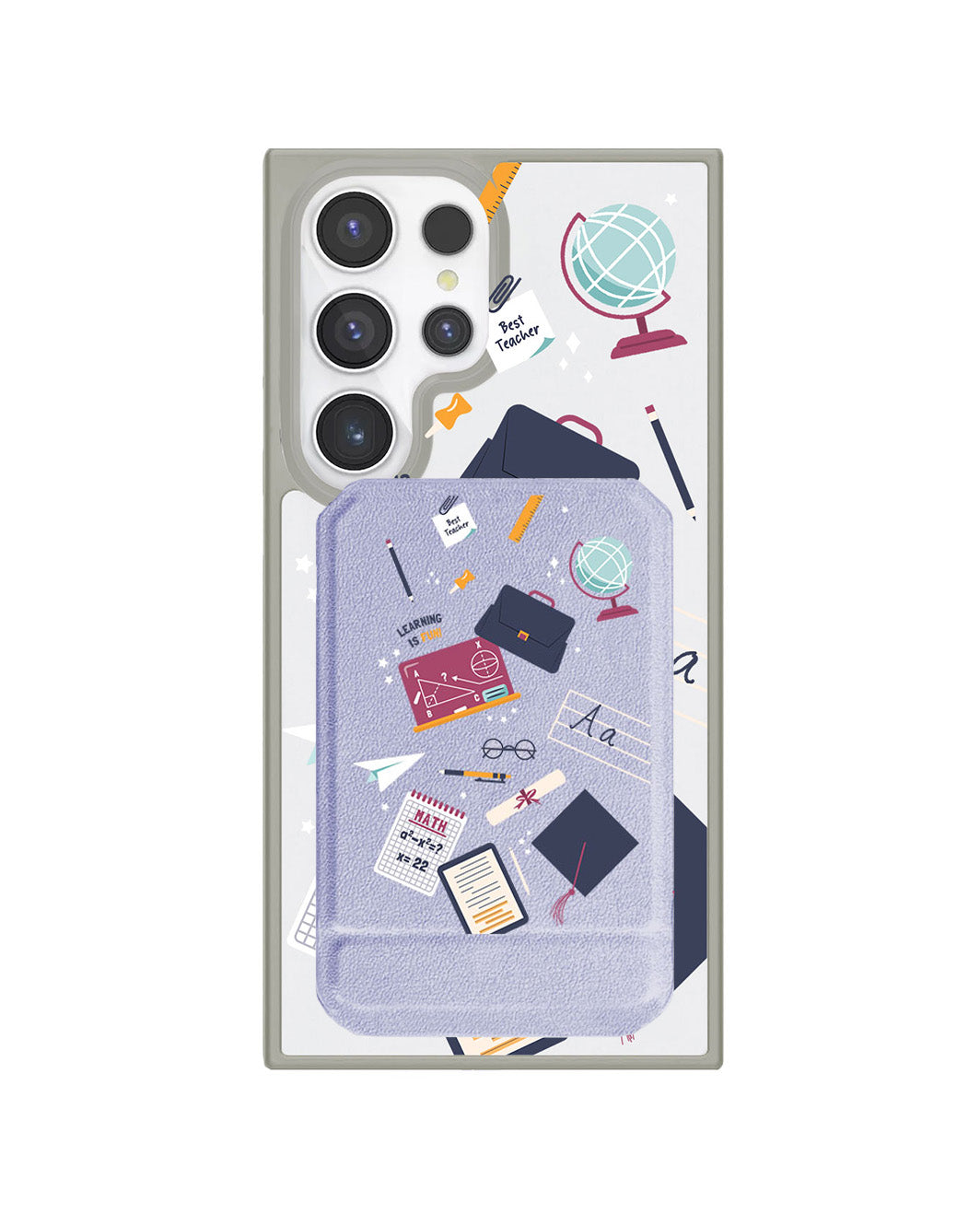 Android Magnetic Multifold Wallet - Teacher