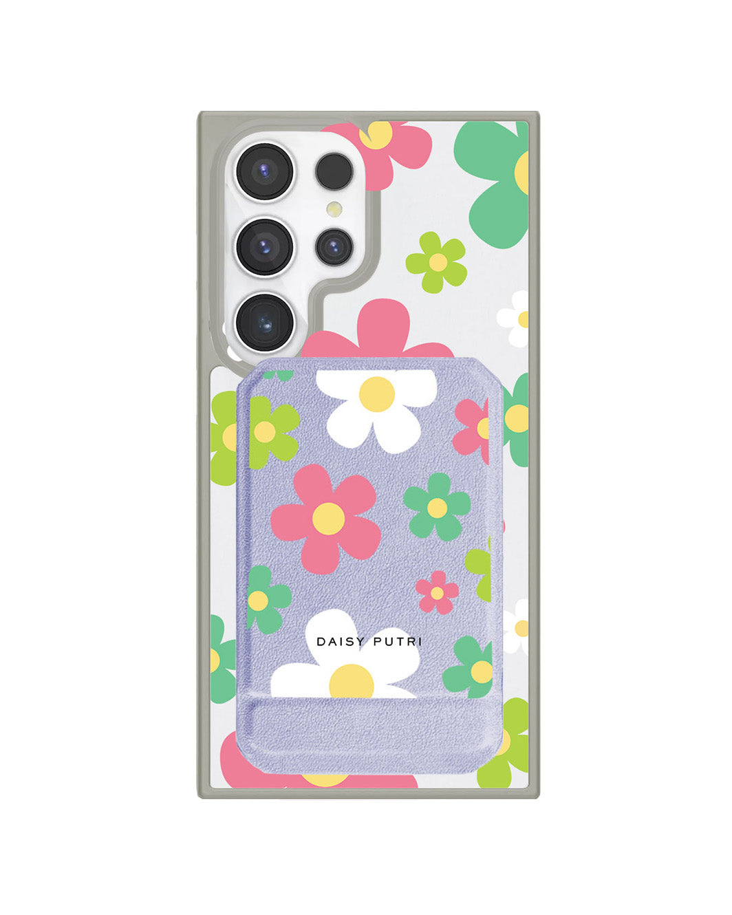 Android Magnetic Multifold Wallet - Daisy Wild