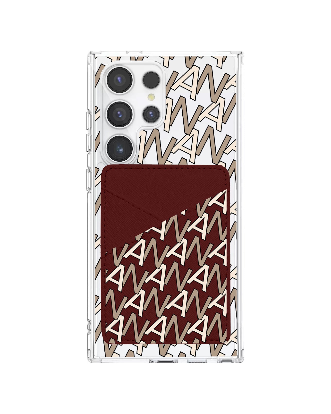 Android Phone Wallet Case - Initial 4.0 Monogram