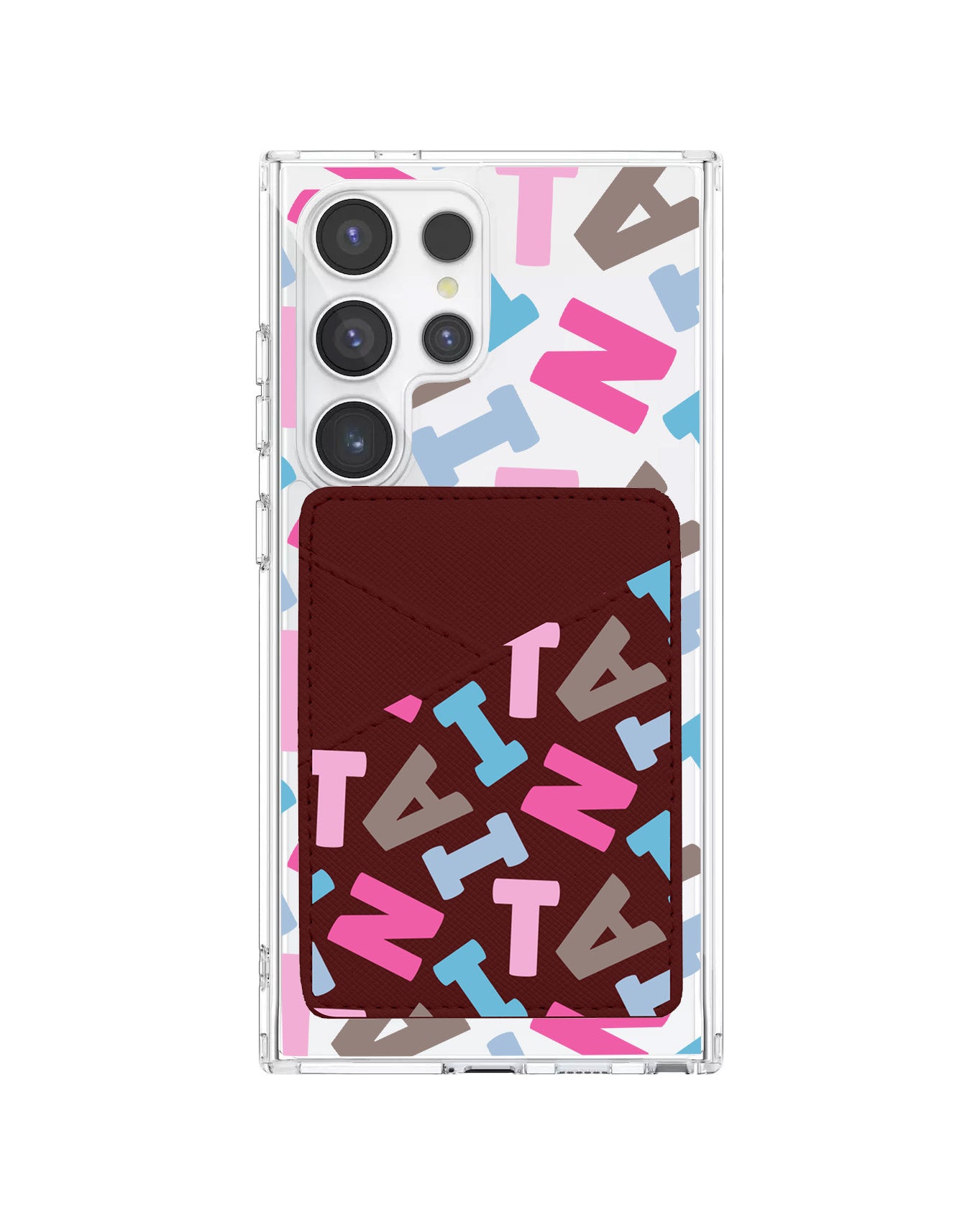 Android Phone Wallet Case - Scattered Monogram 2.0