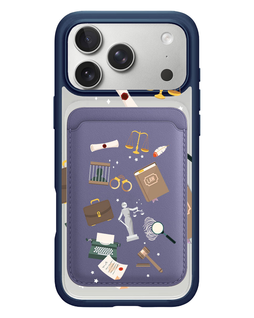 iPhone Magnetic Wallet Case - Lawyer