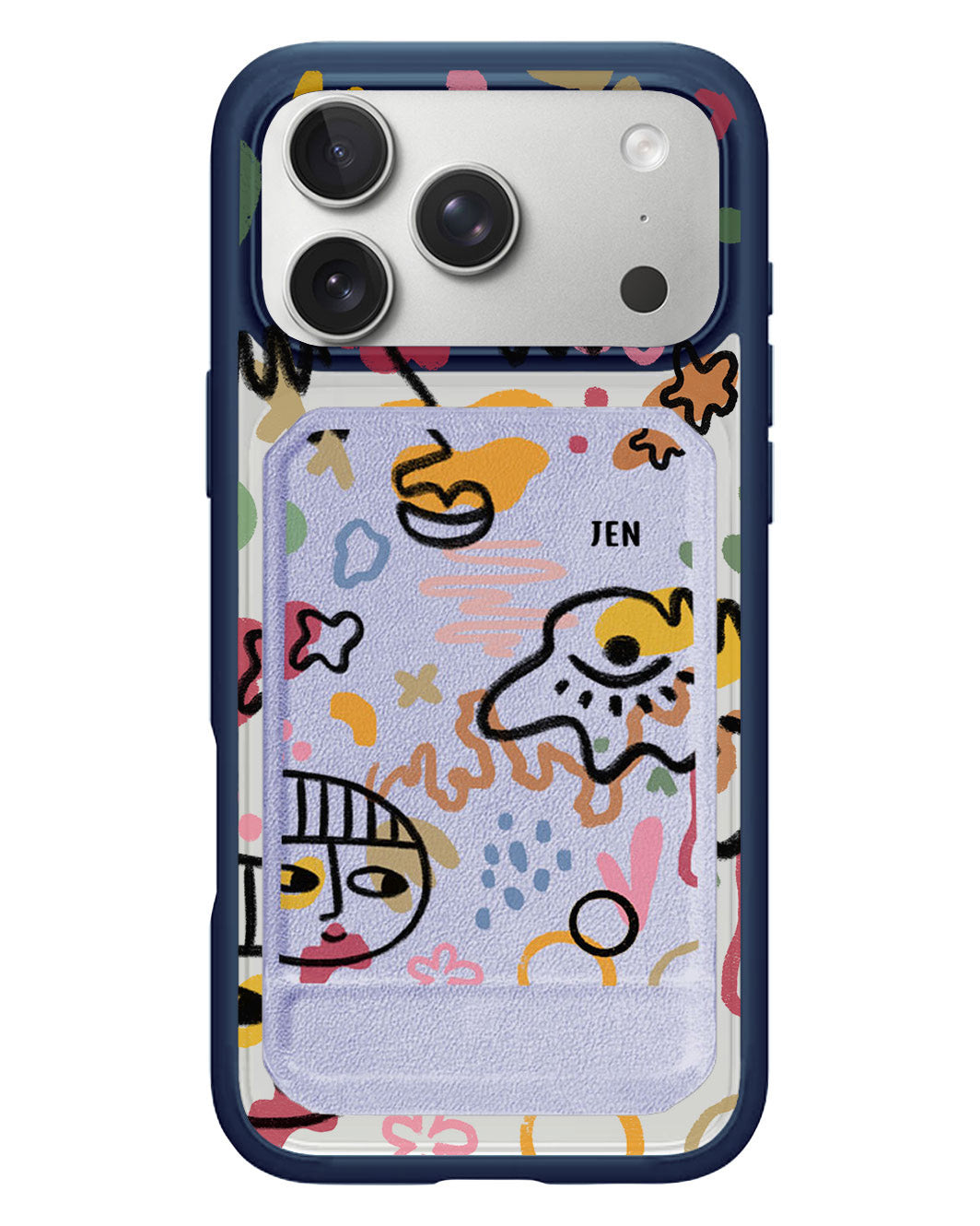 iPhone Magnetic Multifold Wallet - Abstract 3.0