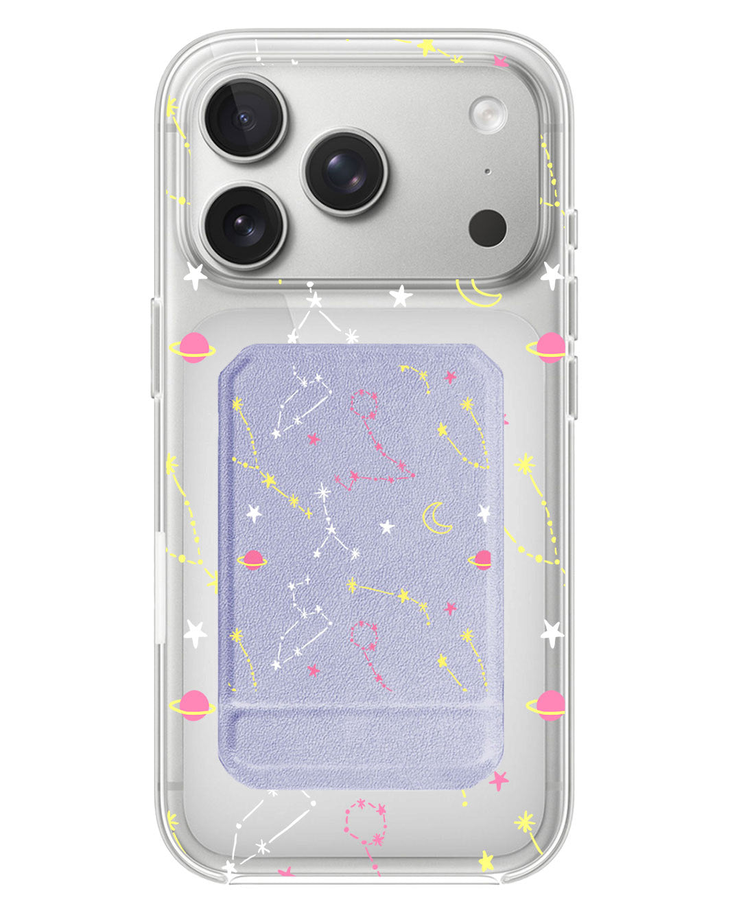 iPhone Magnetic Multifold Wallet - Constellation Candy