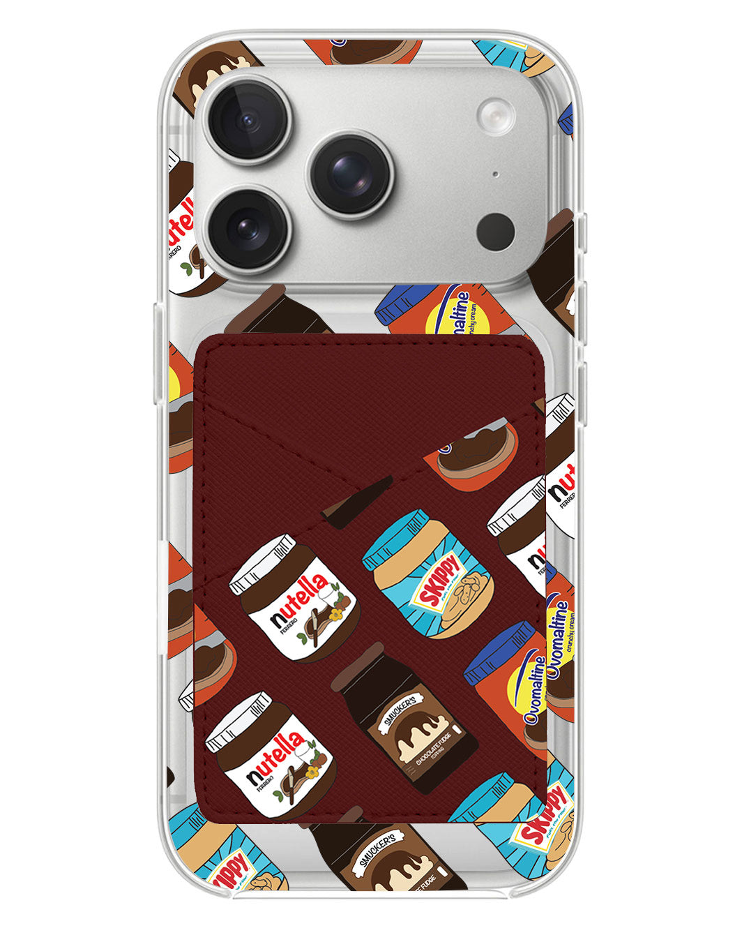 iPhone Phone Wallet Case - Choco Spread