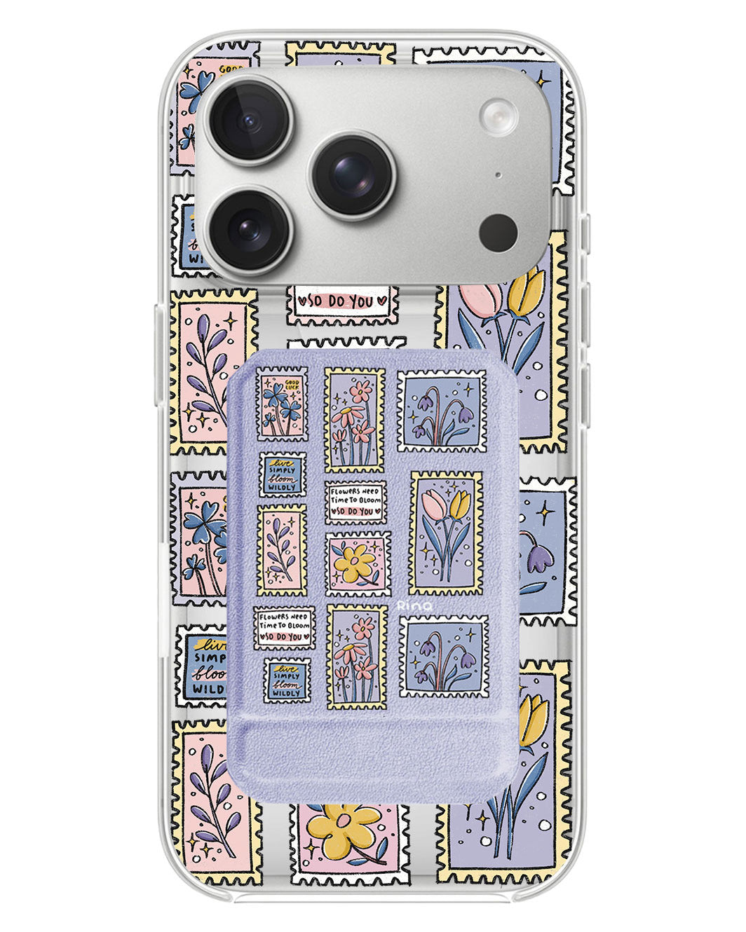 iPhone Magnetic Multifold Wallet - Time To Bloom