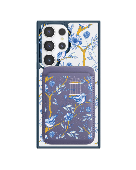 Android Magnetic Wallet Case - Lovebird 10.0