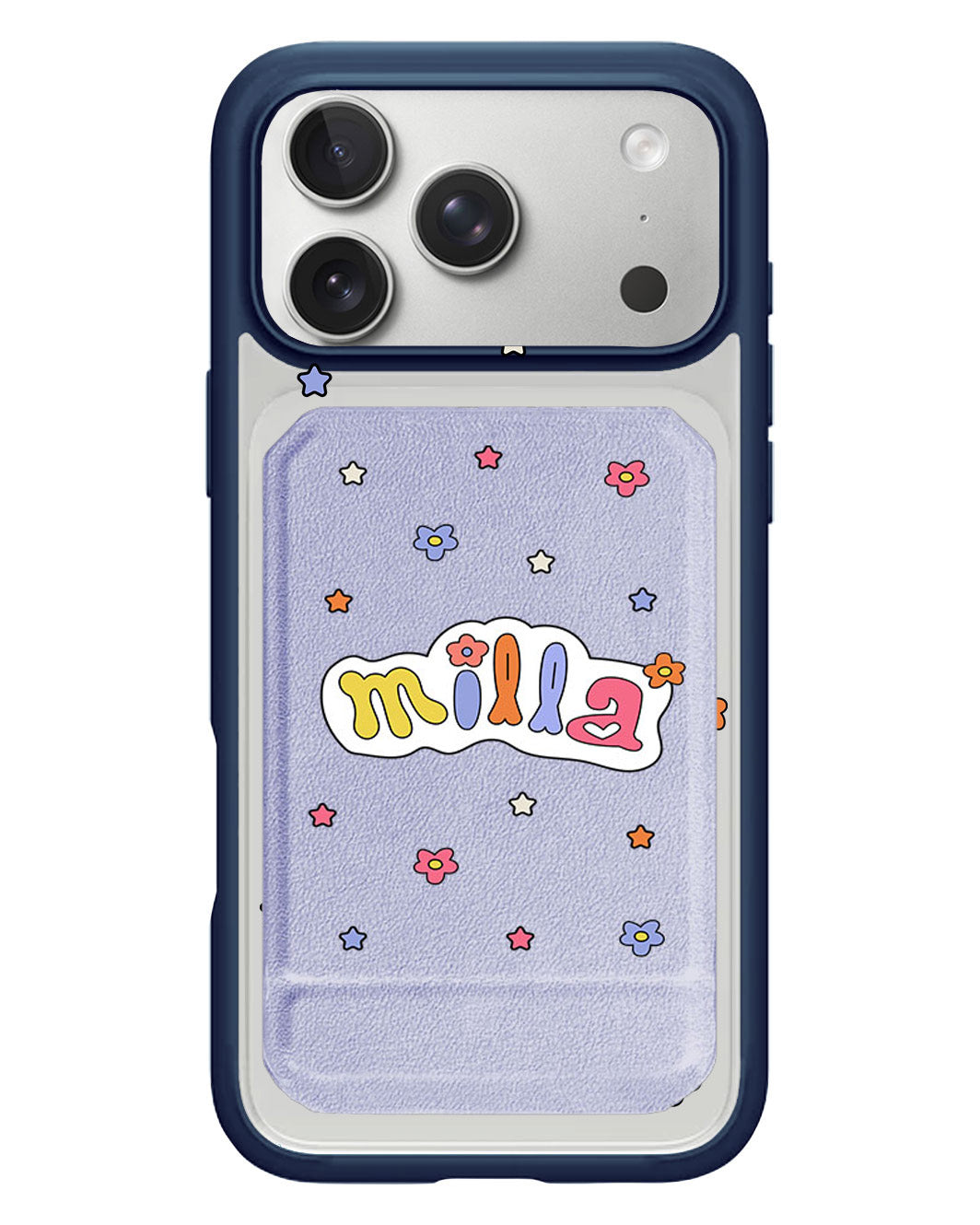 iPhone Magnetic Multifold Wallet - Adorable Monogram 5.0