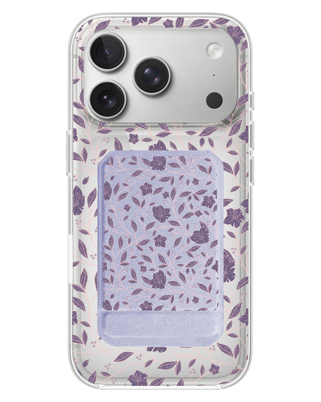 iPhone Magnetic Multifold Wallet - Sketchy Flower 4.0