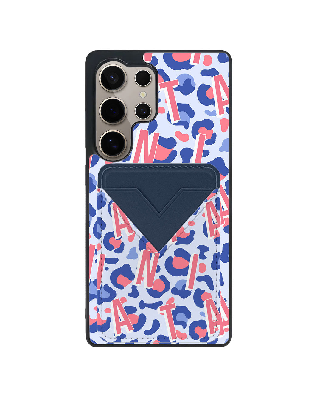 Android Avant Wallet Case - Leopard Monogram 1.0