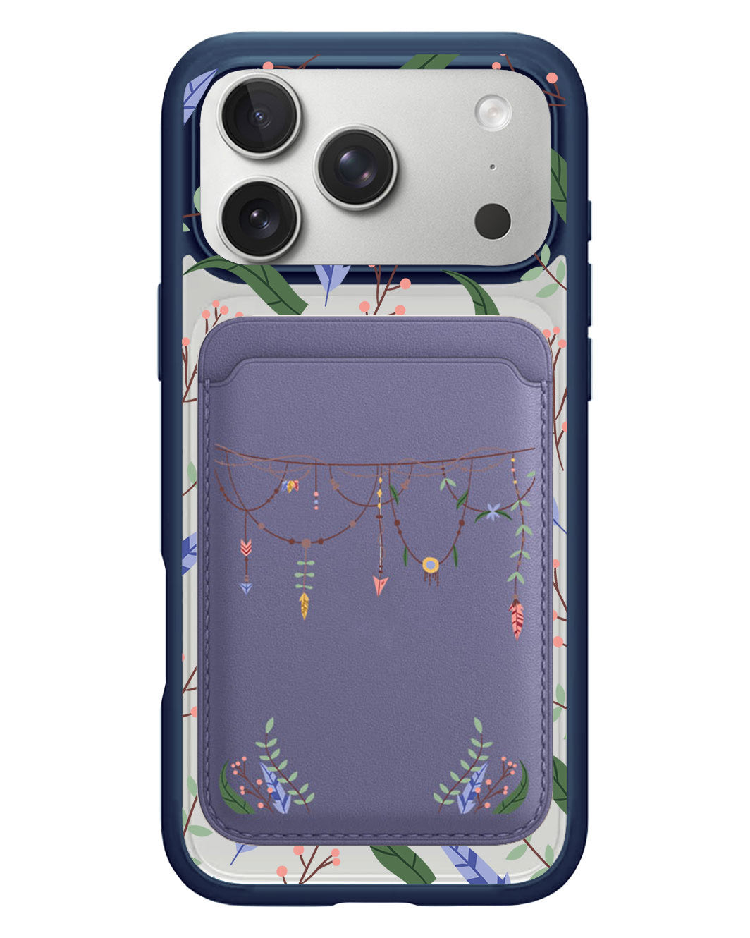 iPhone Magnetic Wallet Case - Bohemian