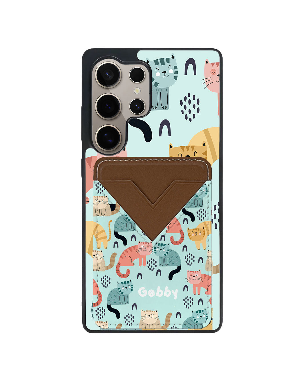 Android Avant Wallet Case - Rainbow Meow