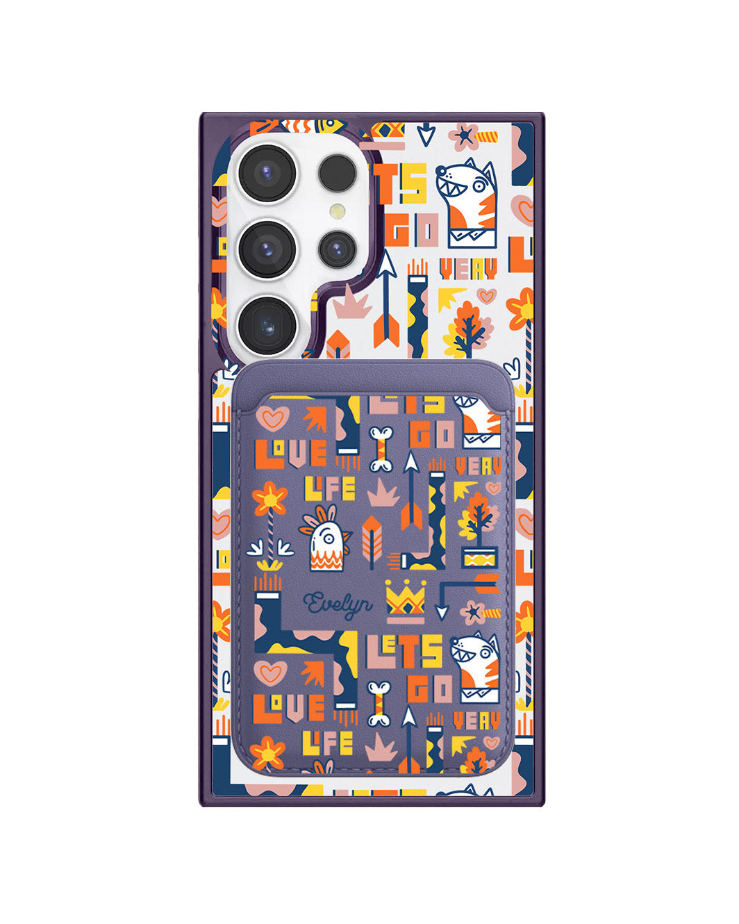 Android Magnetic Wallet Case - Life in Colour