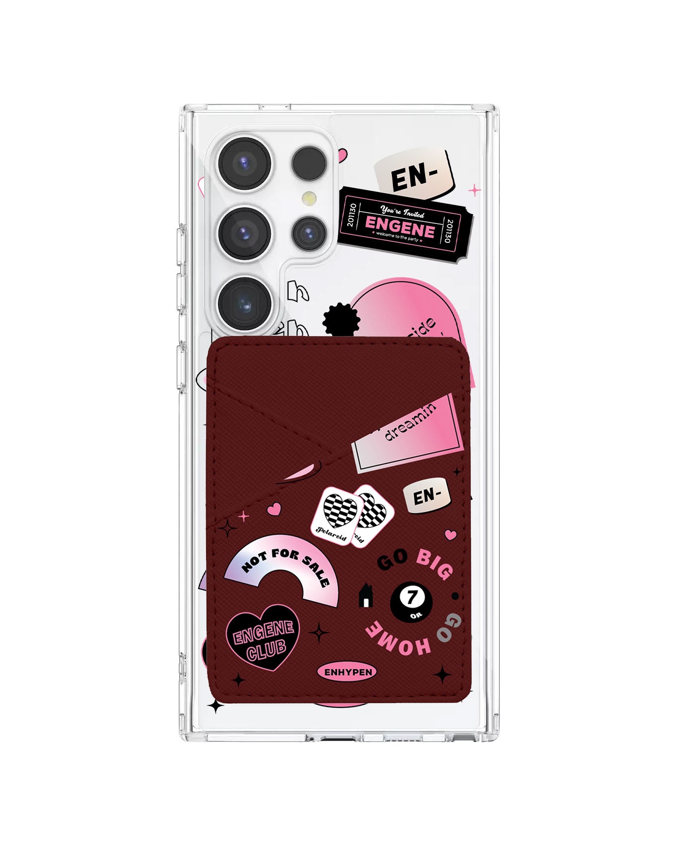Android Phone Wallet Case - En Sticker Pack