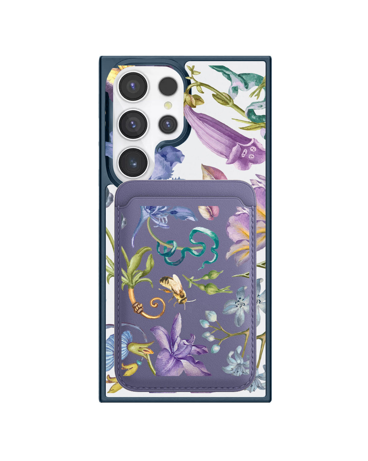 Android Magnetic Wallet Case - Violetta