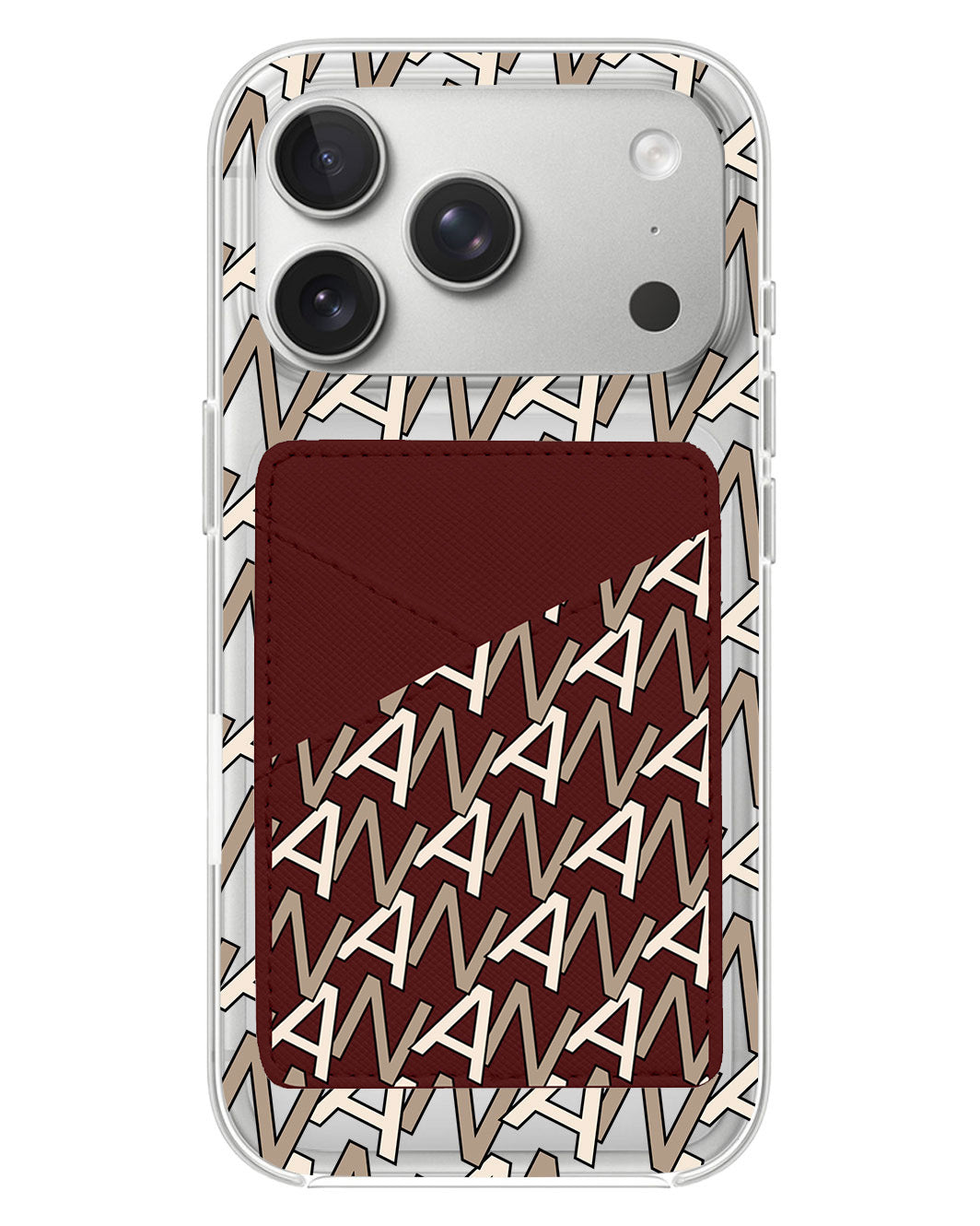 iPhone Phone Wallet Case - Initial 4.0 Monogram