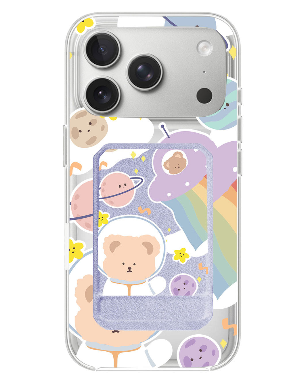 iPhone Magnetic Multifold Wallet - Astro Bear