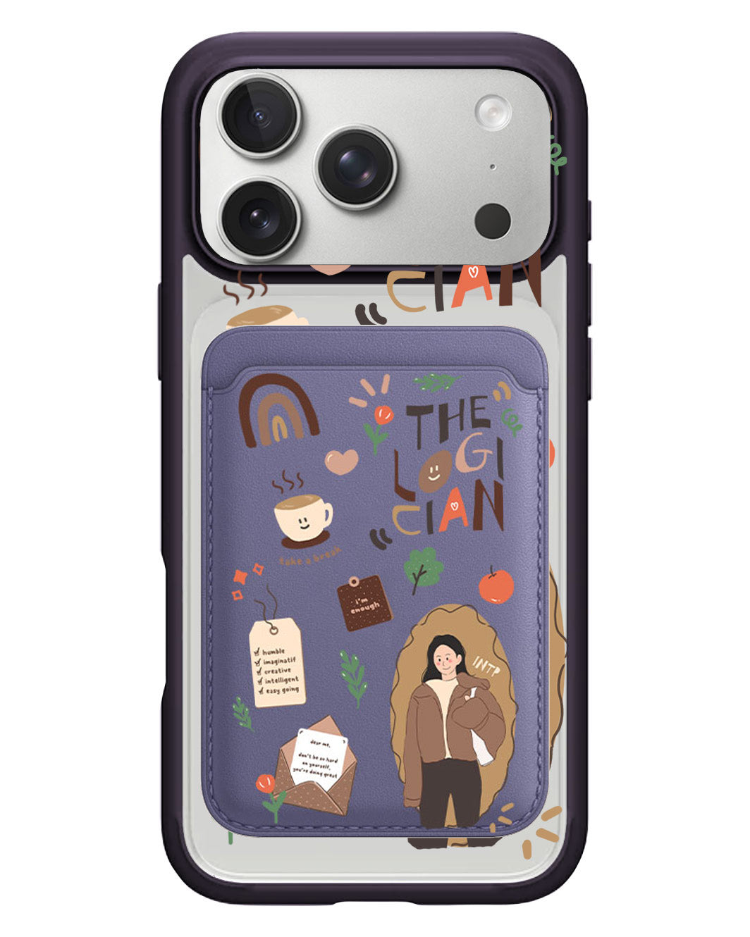 iPhone Magnetic Wallet Case - INTP