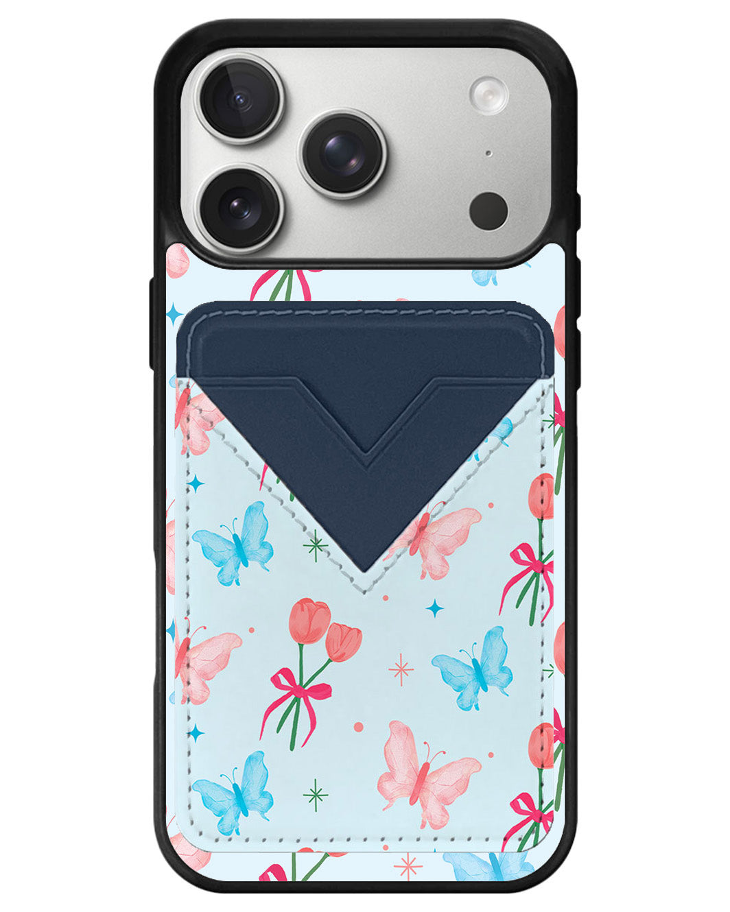 iPhone Avant Wallet Case - Coquette Butterfly