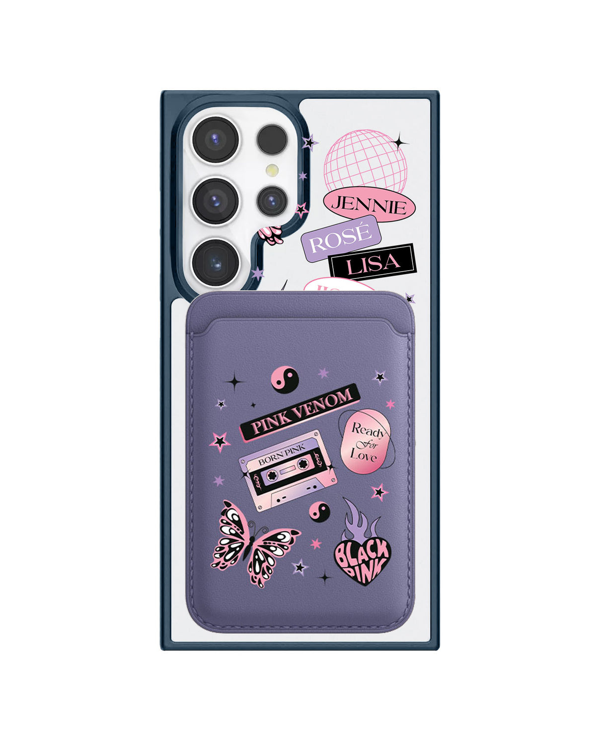 Android Magnetic Wallet Case - Born Pink