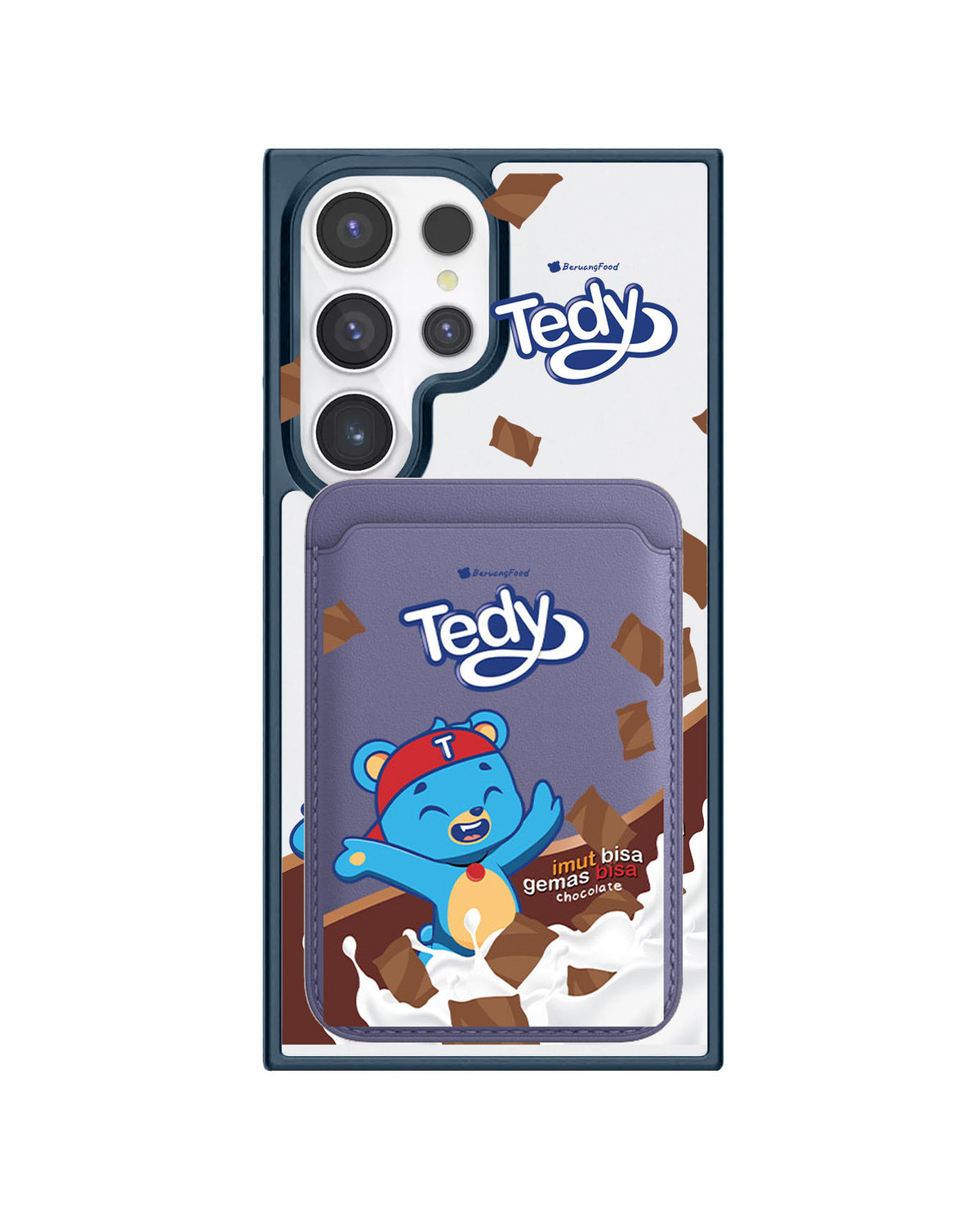 Android Magnetic Wallet Case - Tedy