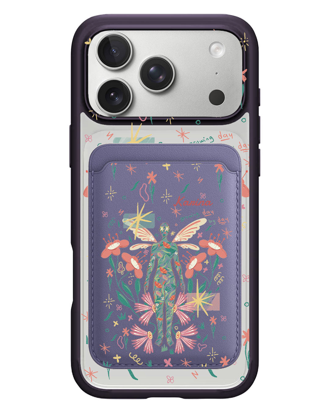 iPhone Magnetic Wallet Case - Growing Day by Day