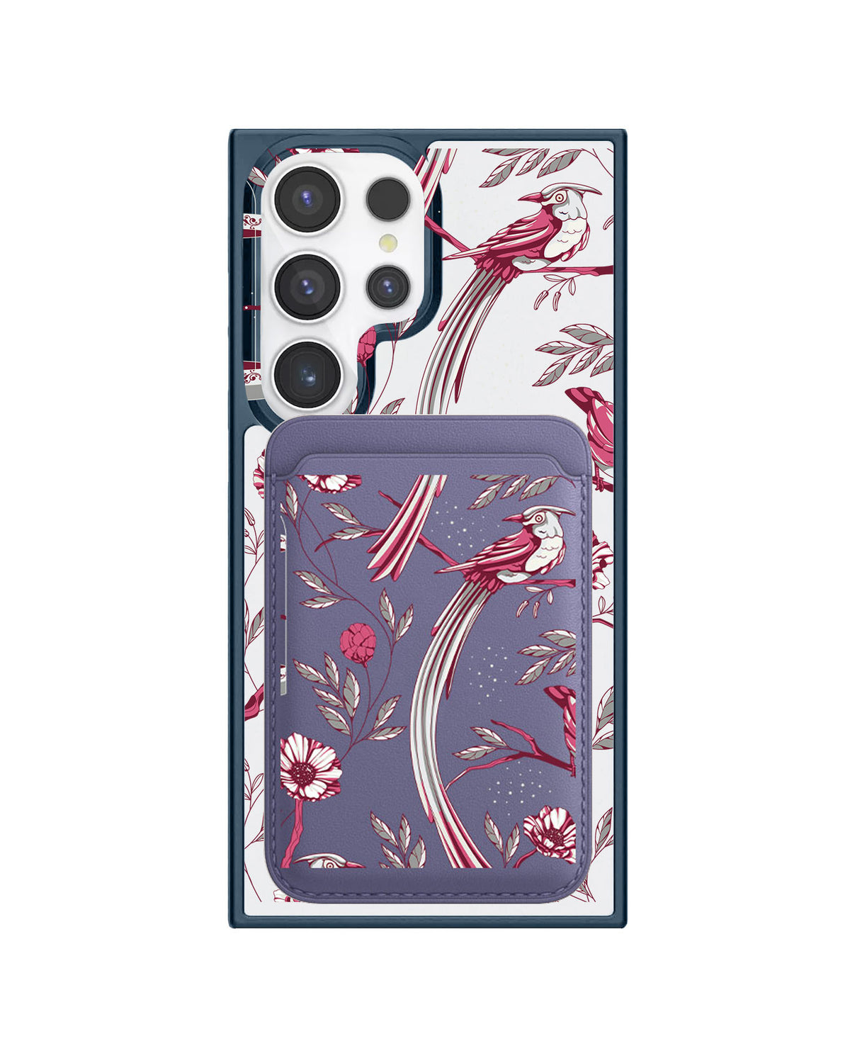 Android Magnetic Wallet Case - Lovebird 6.0
