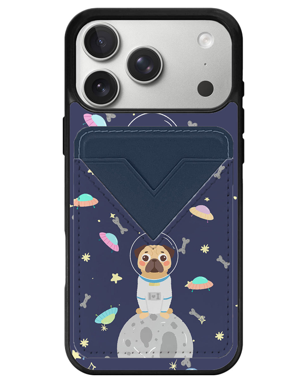 iPhone Avant Wallet Case - Pugstronaut