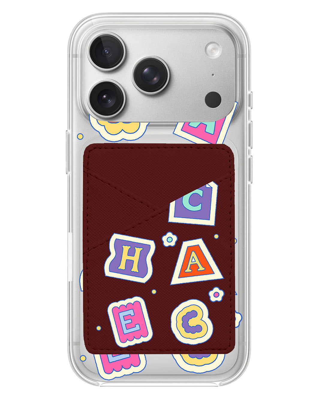 iPhone Phone Wallet Case - Adorable Monogram 3.0
