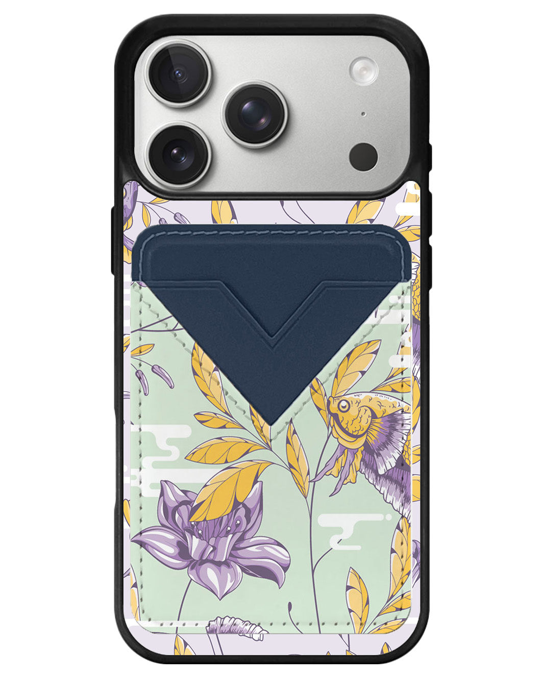 iPhone Avant Wallet Case - Fish & Floral 5.0