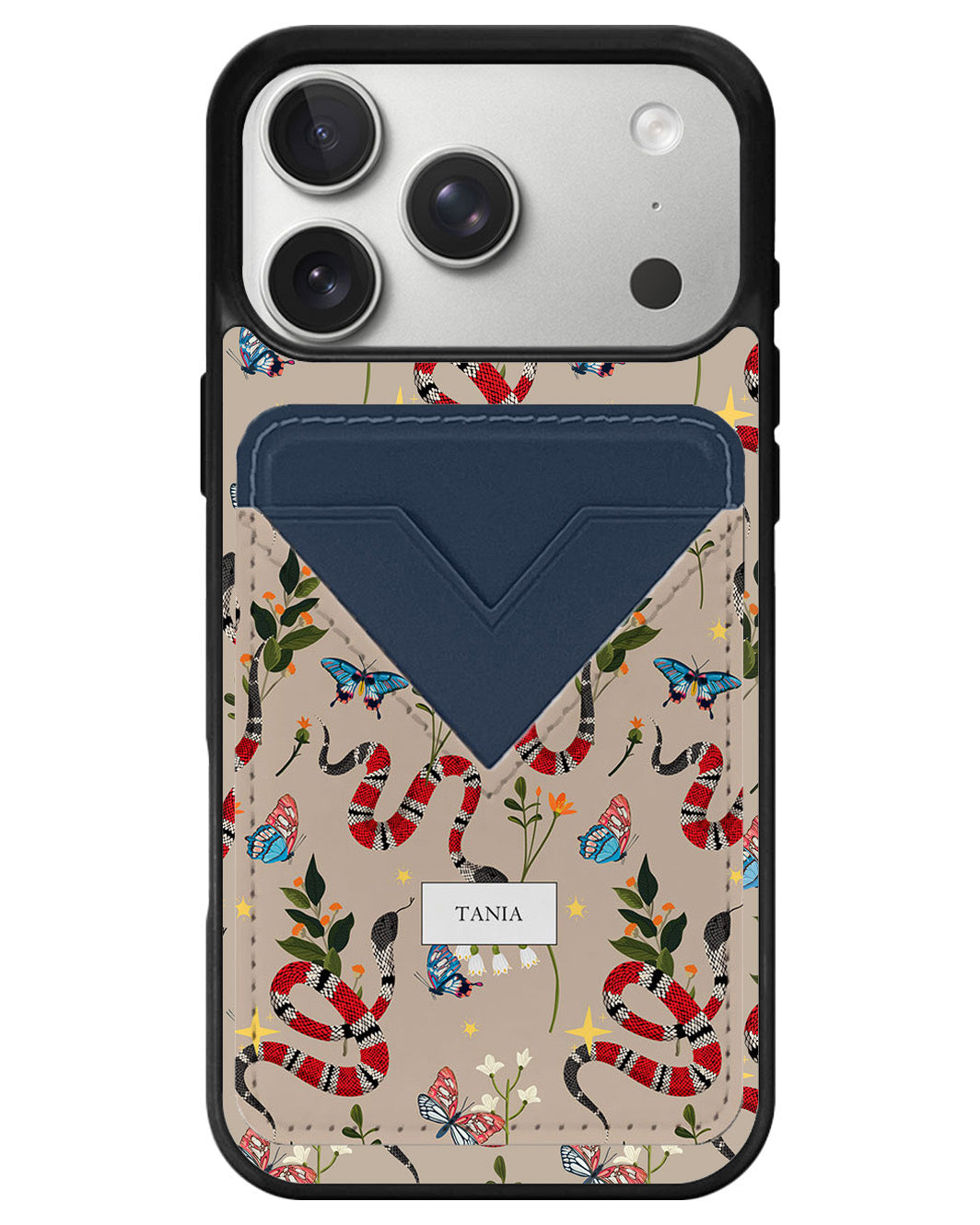 iPhone Avant Wallet Case - Serpente