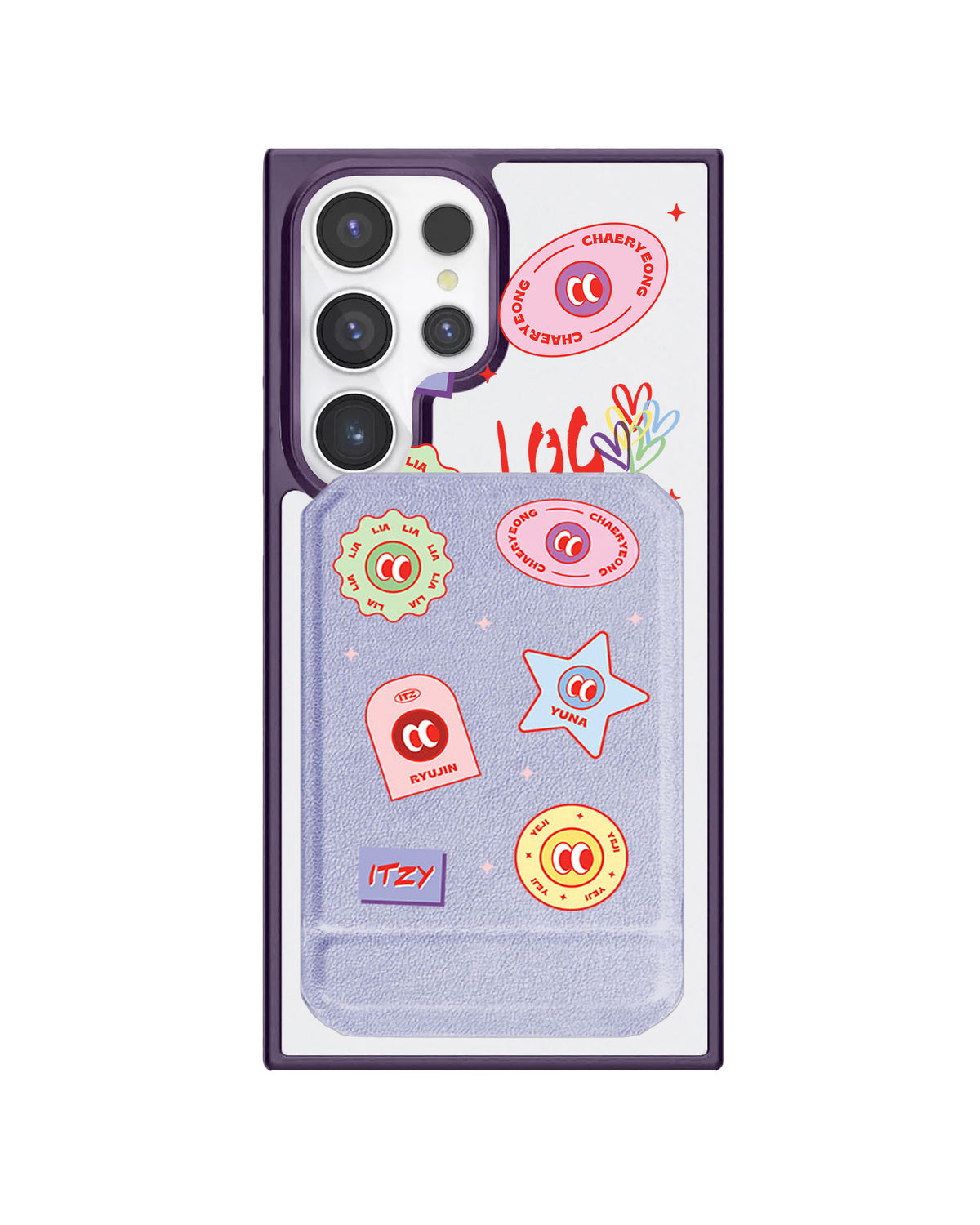 Android Magnetic Multifold Wallet - Itzy Sticker Pack