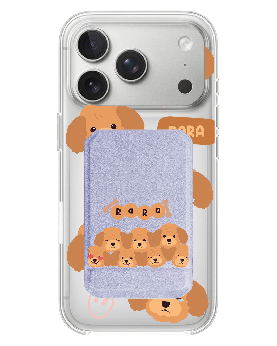 iPhone Magnetic Multifold Wallet - Poodle Squad 3.0