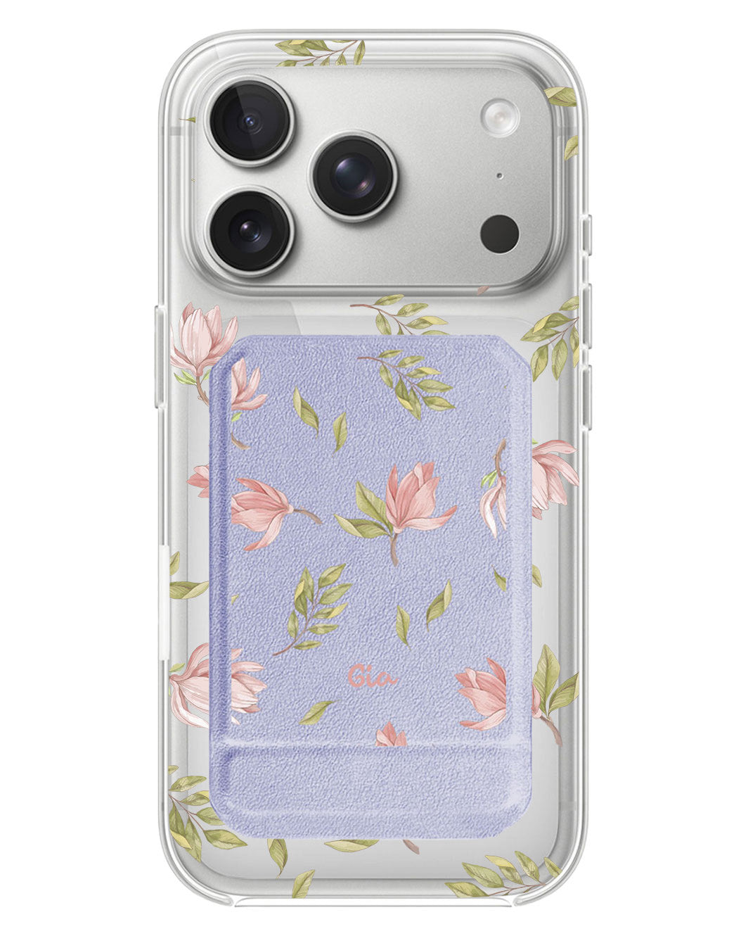 iPhone Magnetic Multifold Wallet - Azalea