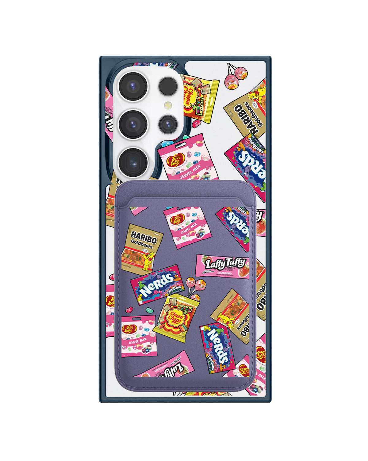 Android Magnetic Wallet Case - Sweets And Gummies