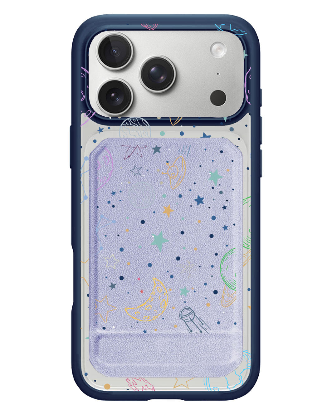 iPhone Magnetic Multifold Wallet - Galaxy