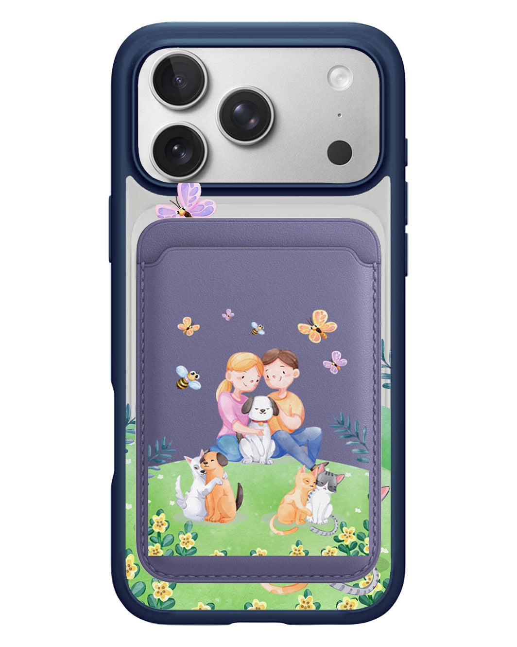 iPhone Magnetic Wallet Case - Adorable Animals