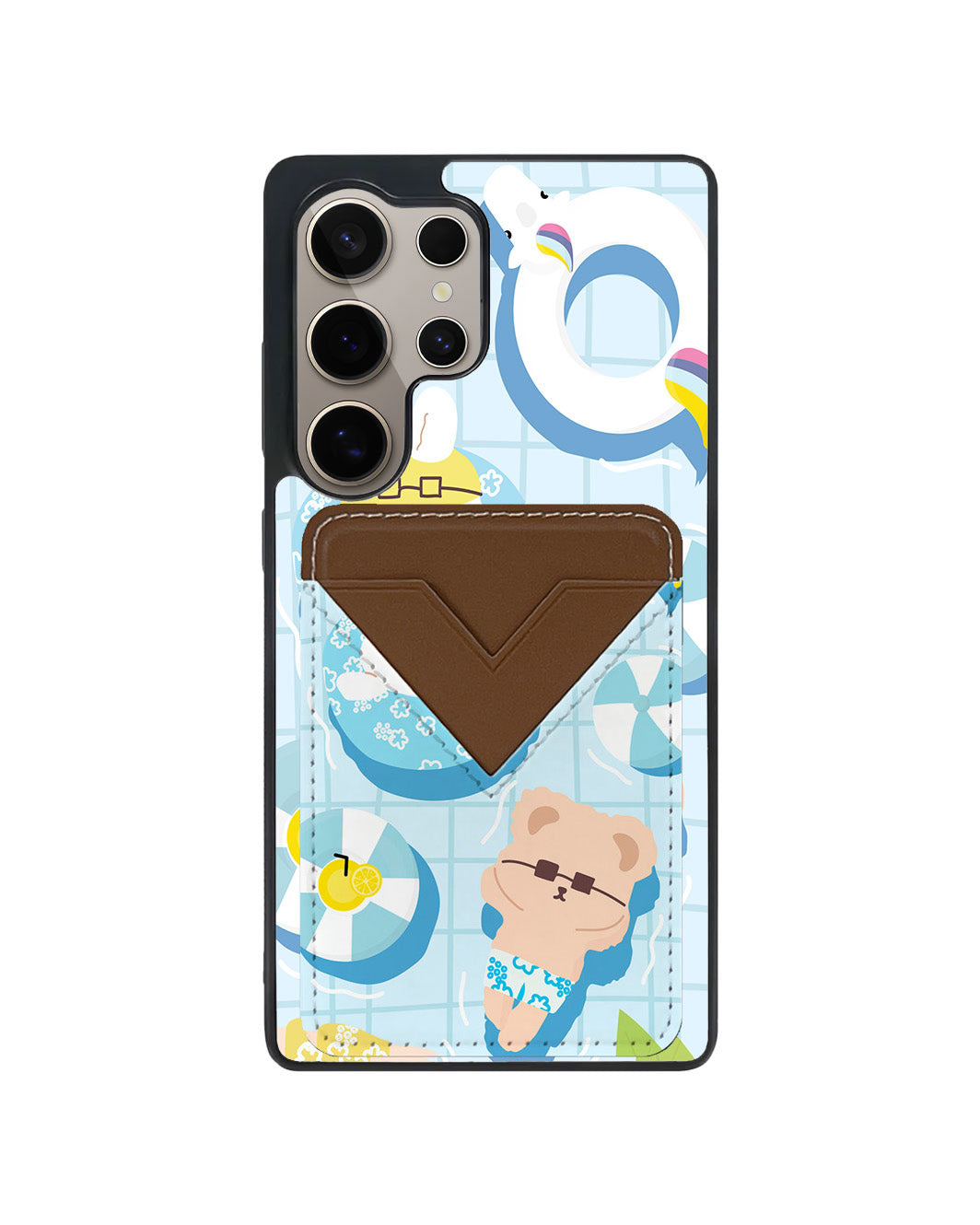 Android Avant Wallet Case - Pool Party Blue