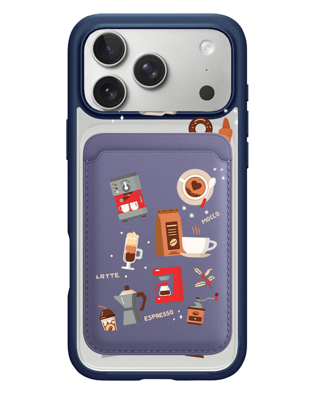 iPhone Magnetic Wallet Case - Barista