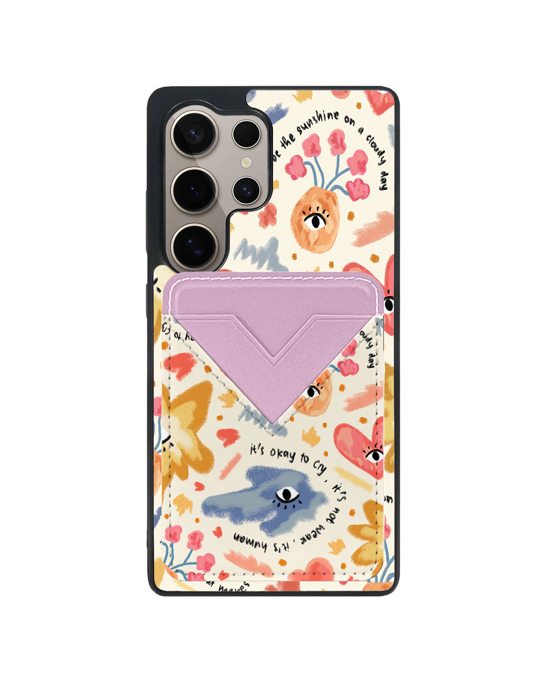Android Avant Wallet Case - Abstract Lovers