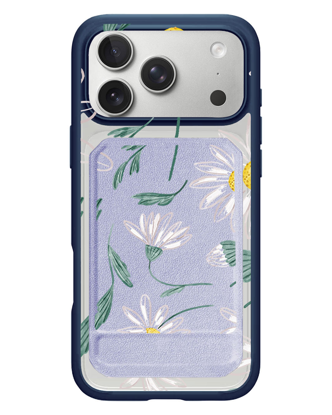 iPhone Magnetic Multifold Wallet - April Daisy