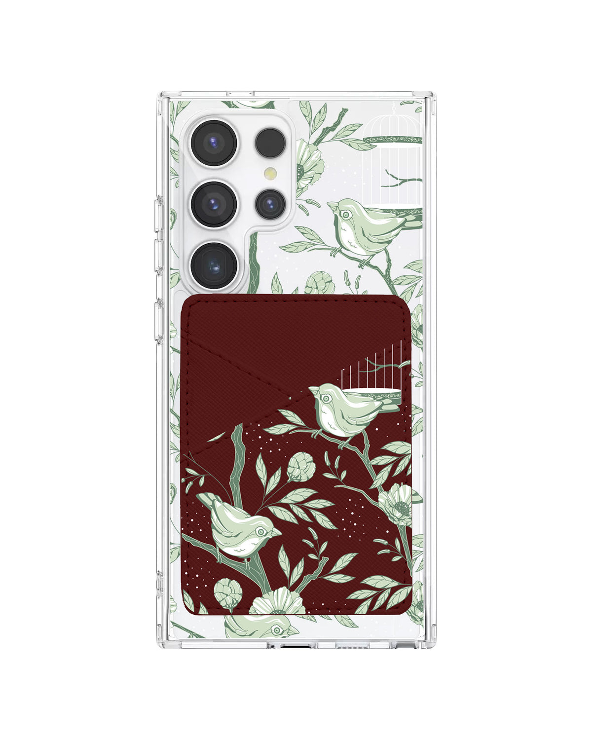 Android Phone Wallet Case - Lovebird Monochrome 4.0