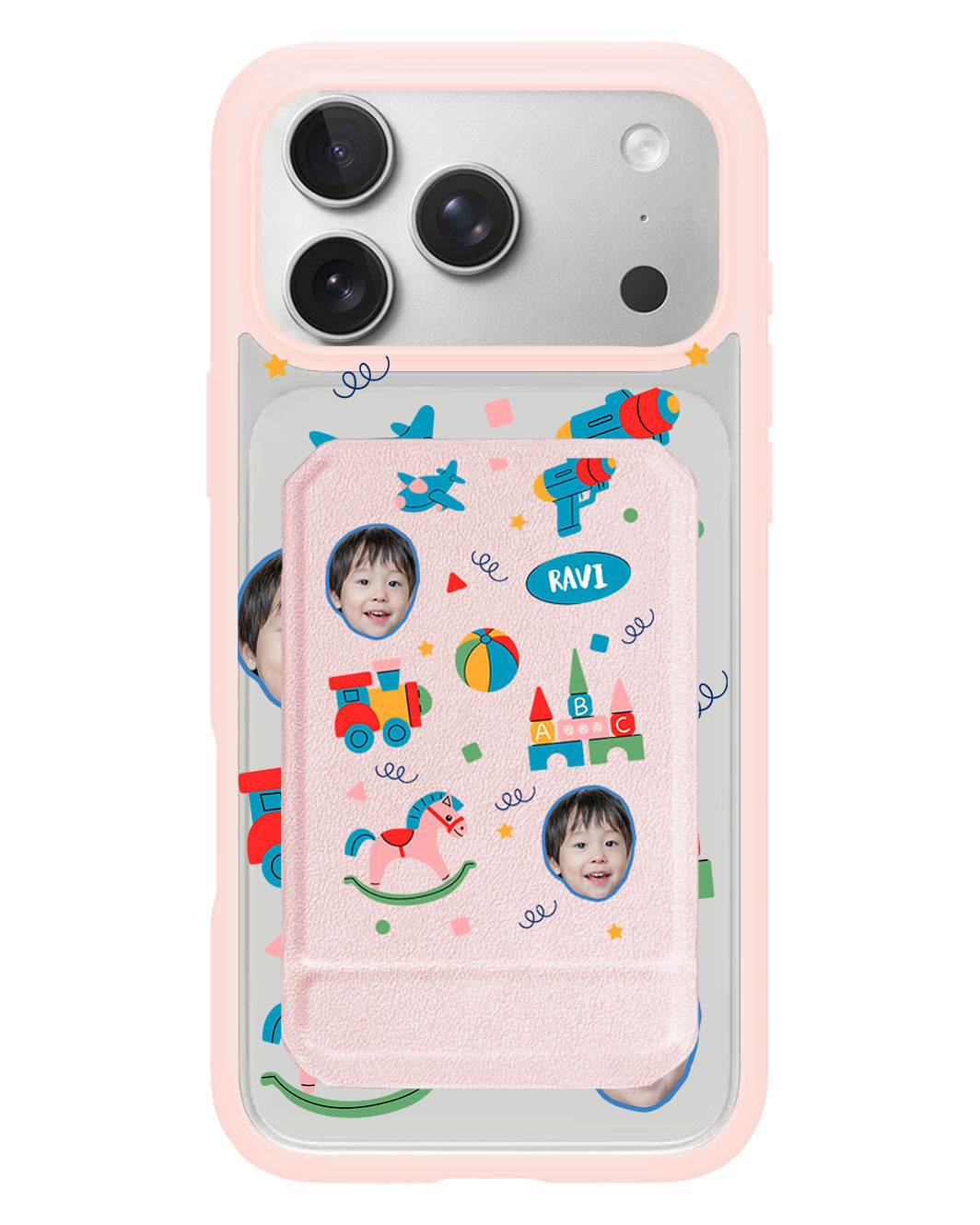 iPhone Magnetic Multifold Wallet - Face Grid Boys Toys