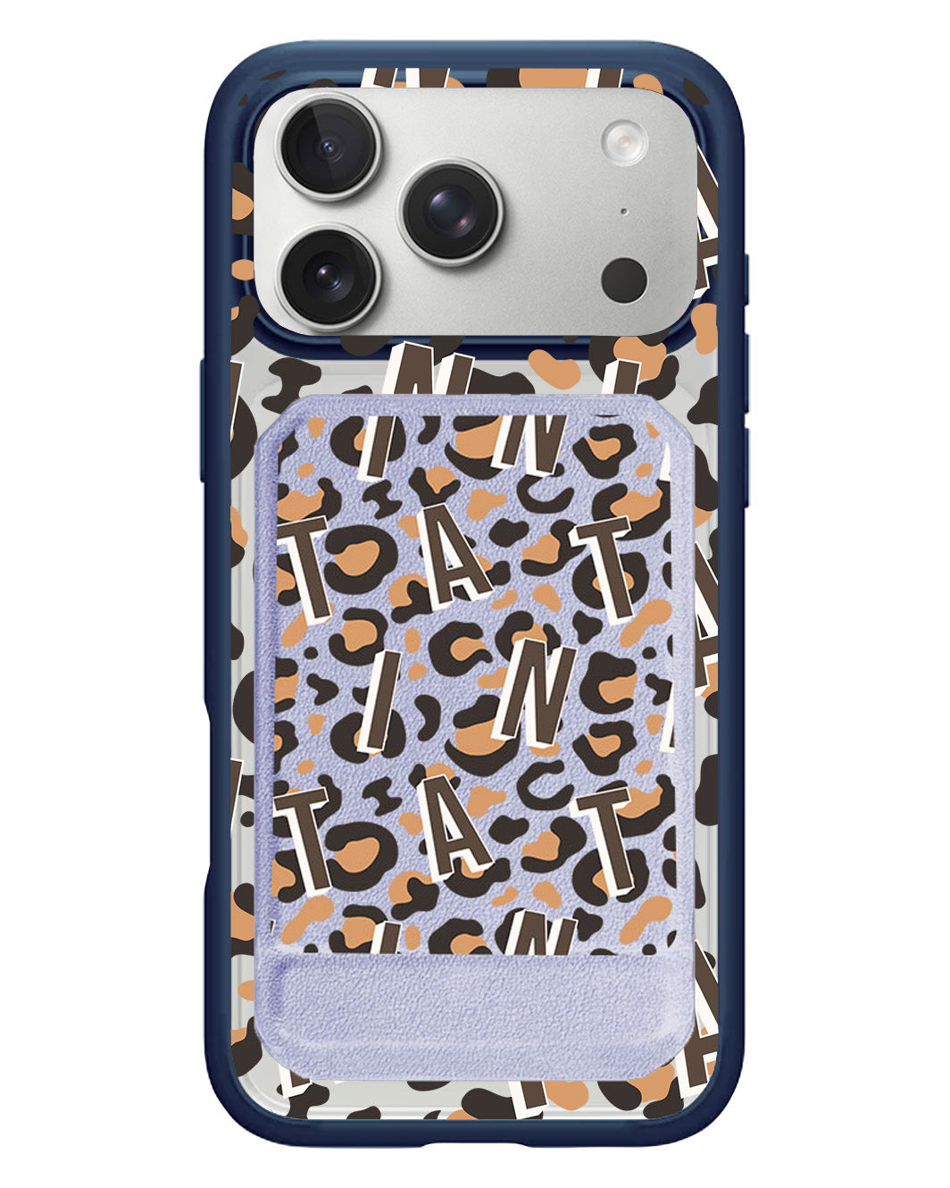 iPhone Magnetic Multifold Wallet - Leopard Monogram 2.0