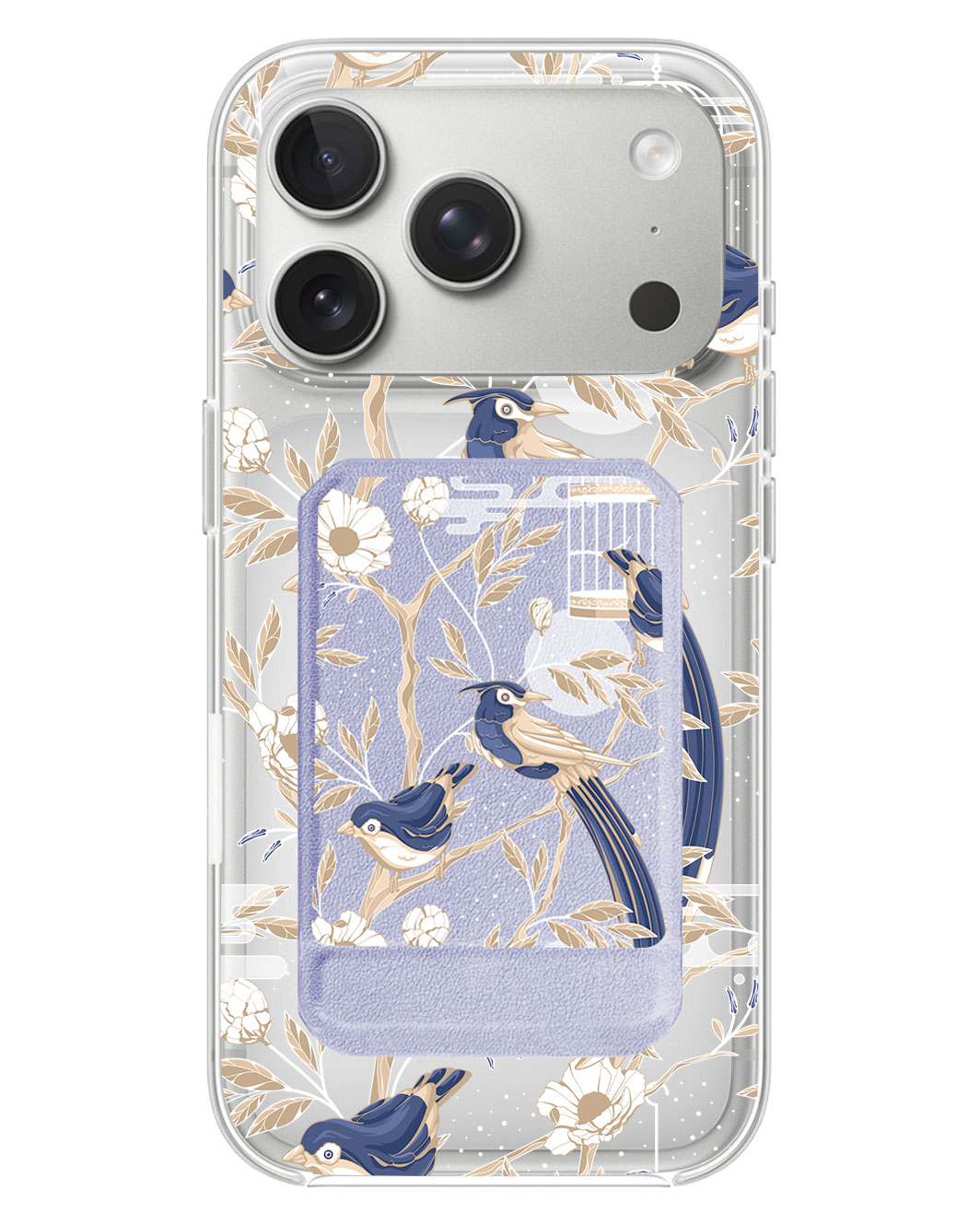iPhone Magnetic Multifold Wallet - Lovebird 1.0