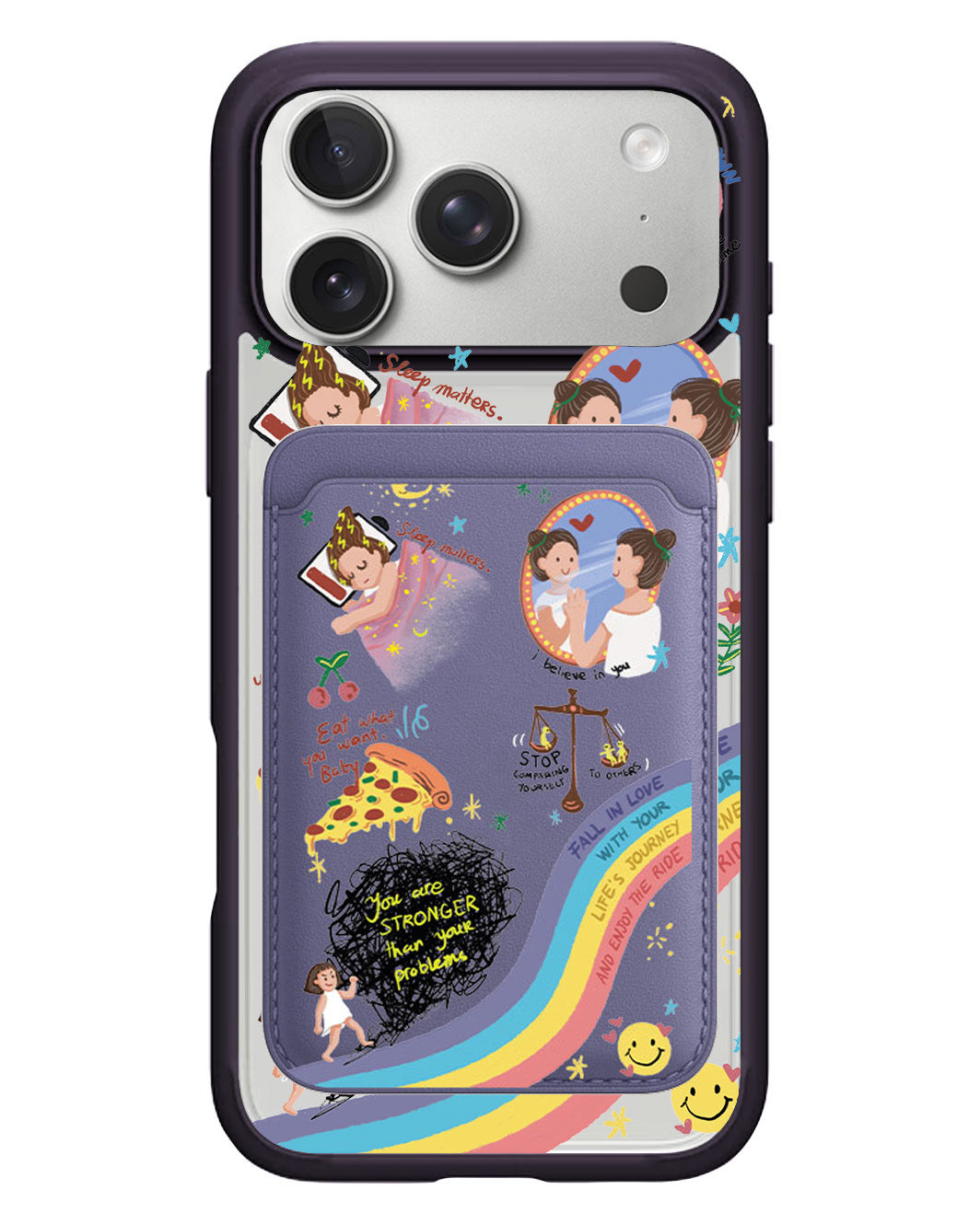 iPhone Magnetic Wallet Case - Self Love 2.0
