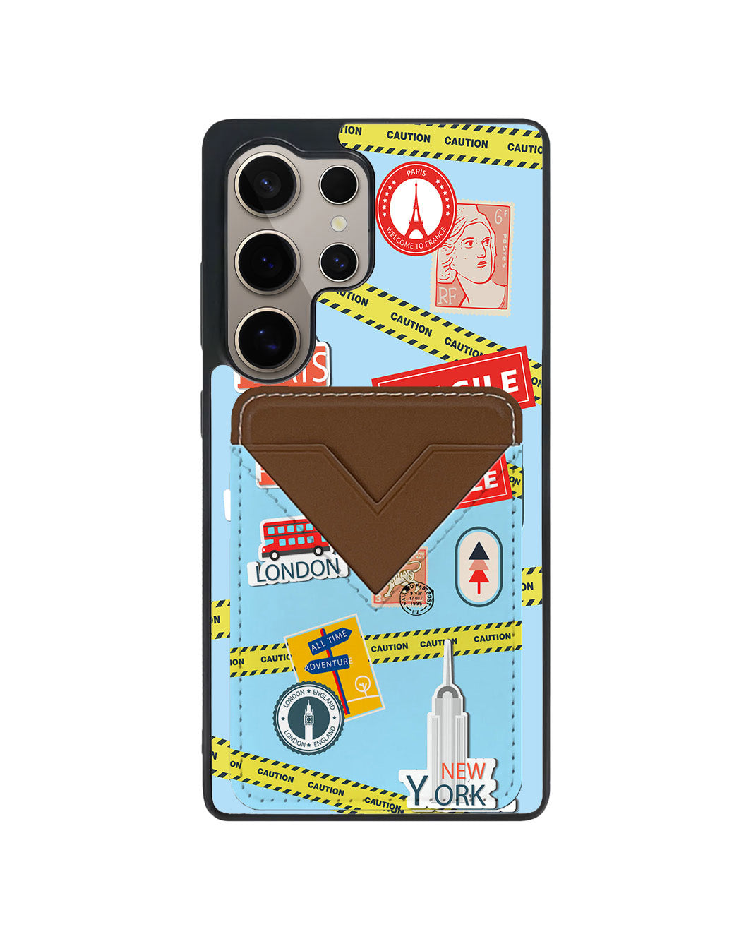 Android Avant Wallet Case - Travel Stickers