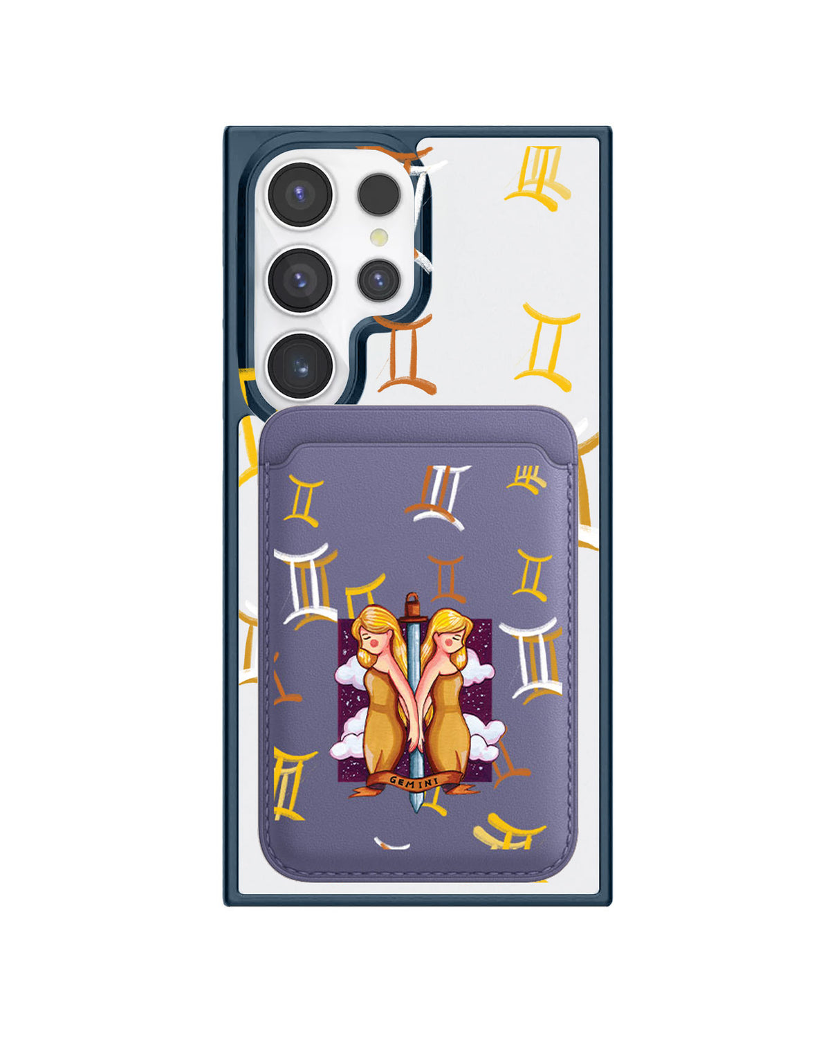 Android Magnetic Wallet Case - Gemini
