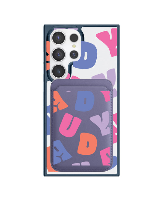 Android Magnetic Wallet Case - Chubby Monogram