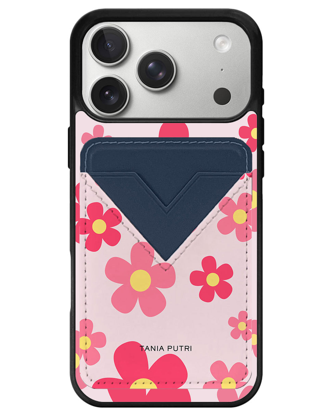 iPhone Avant Wallet Case - Daisy Blush