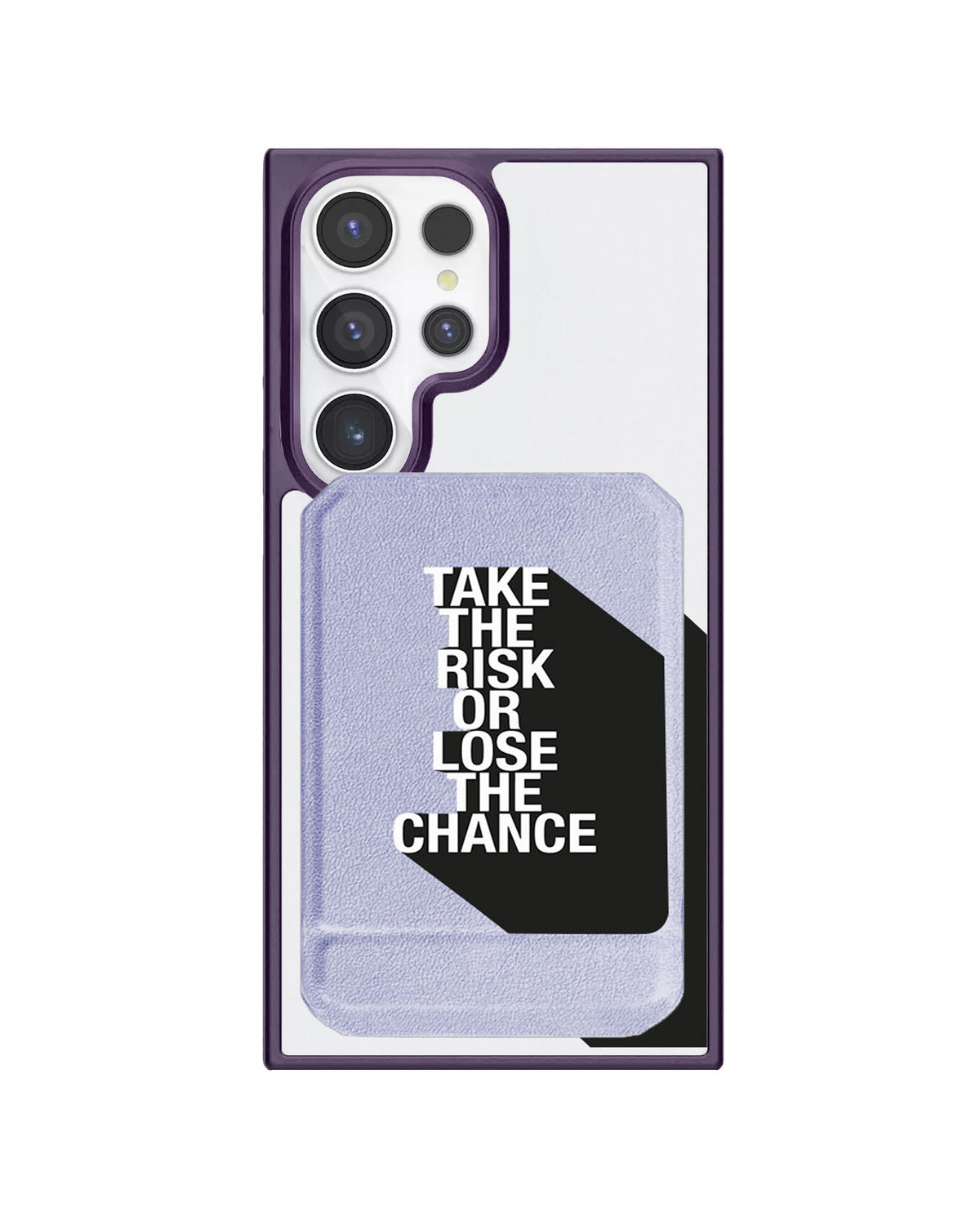 Android Magnetic Multifold Wallet - Take The Risk